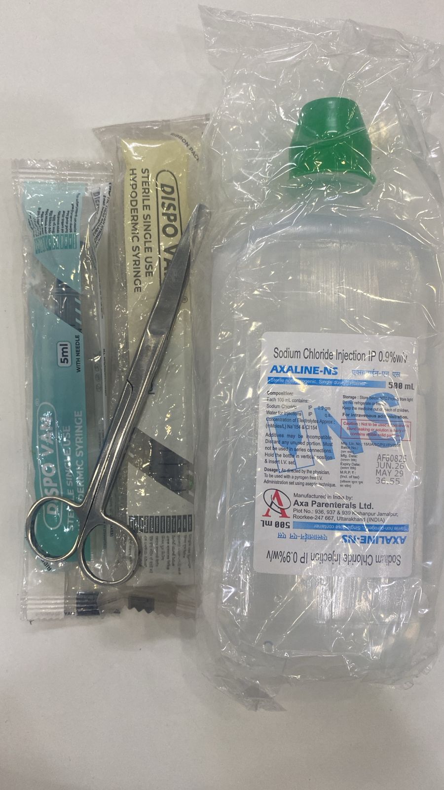 First aid supplies
