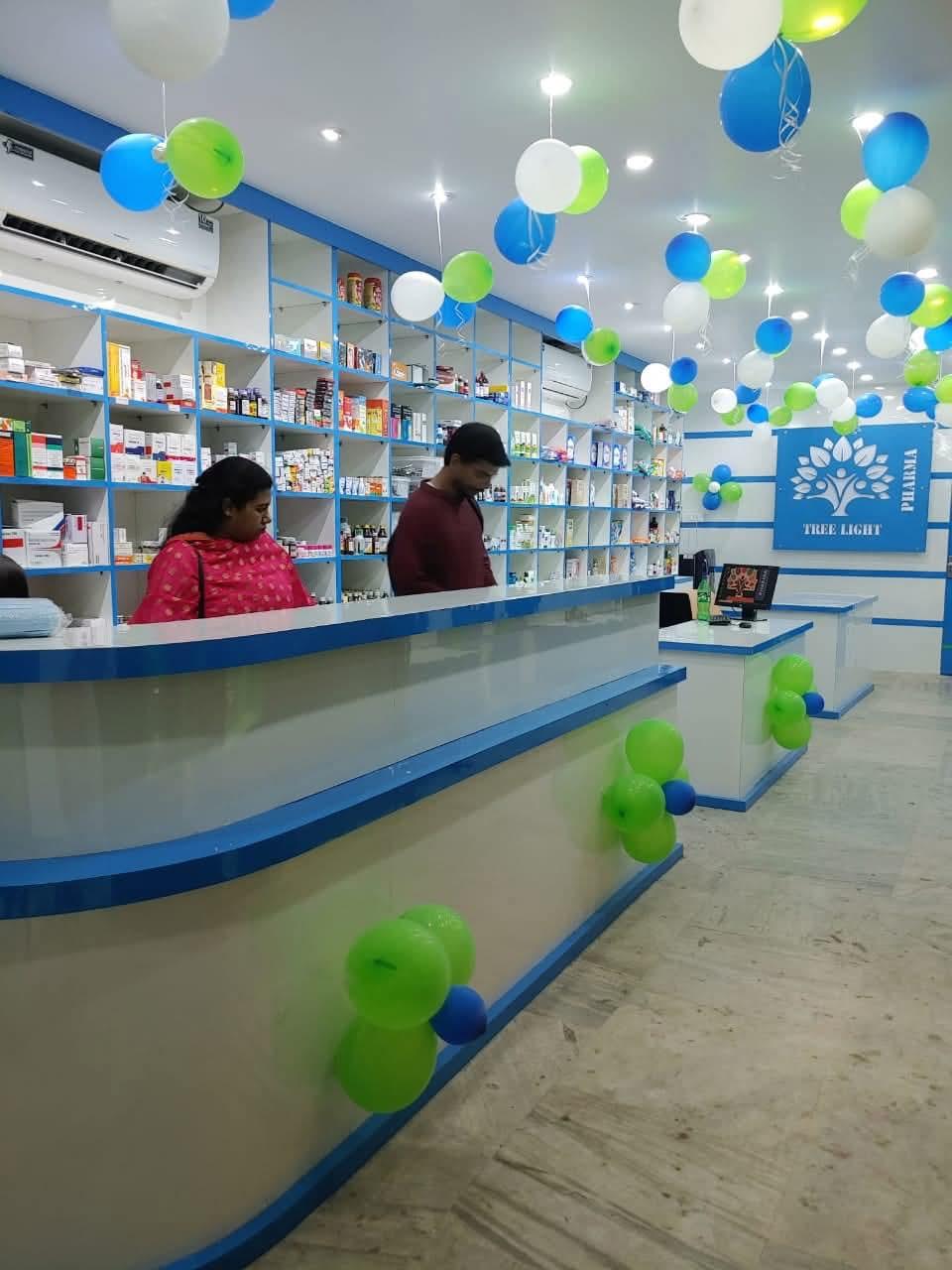 Pharmacist at the counter