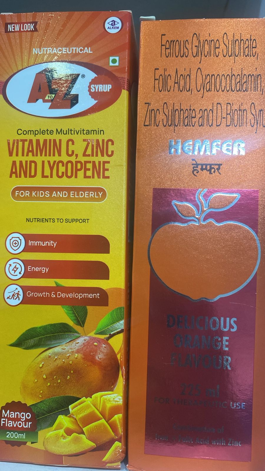 Syrups and liquid medicine