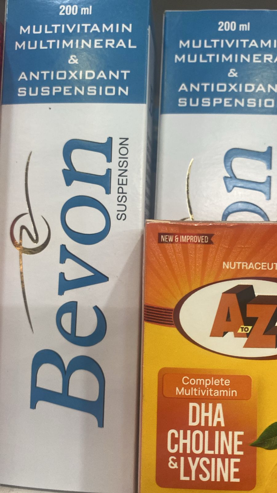Vitamins and supplements